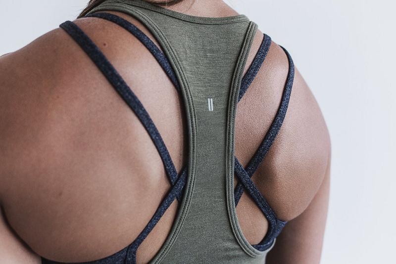 Olive Nobull WoRacerback Tank (CLASSIC Colors) Women's Tanks | CA V2263R